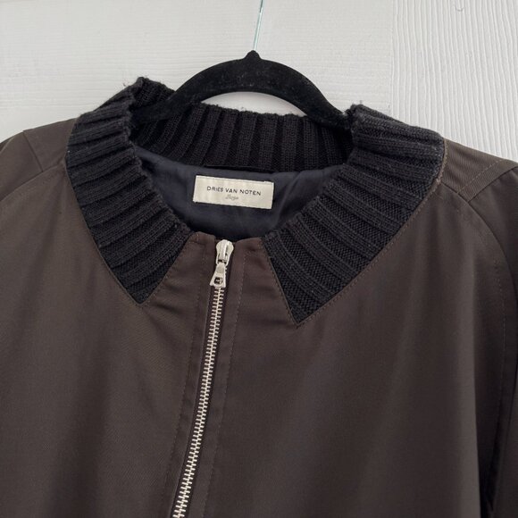 Dries Van Noten Bomber Jacket with Ruffle Back, size Large (fits M/L) - Picture 2 of 6